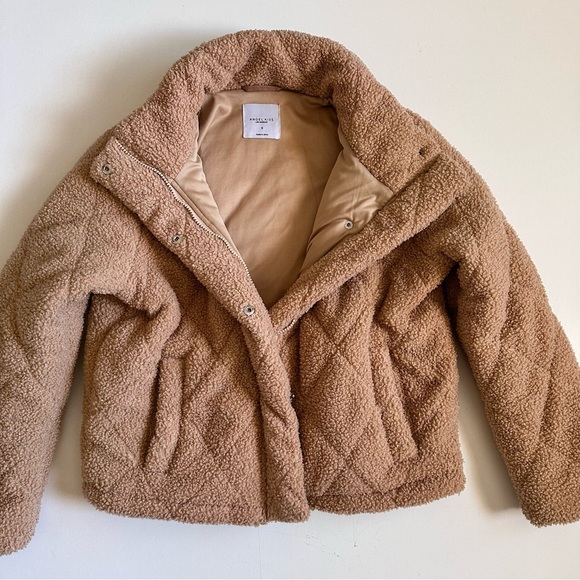 Angel Kiss Teddy Bear Jacket Tan Size Small - Picture 3 of 9